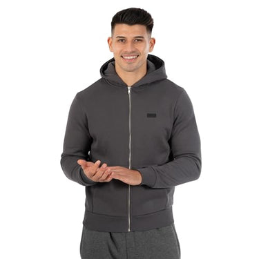 SMILODOX Zip Hoodie Herren Nico, Langarm Sweatshirt, Regular Fit Kapuzenpullover mit seitlichen Taschen und Kordelzug, Hoody Bequem, Vielseitig Kombinierbar, Optimal für Sport, Streetstyle und Alltag im Sale